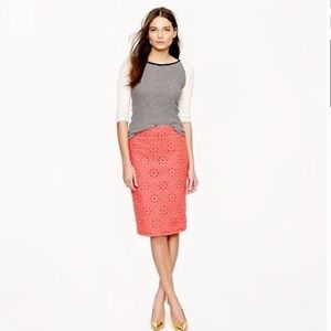 J Crew classic pencil skirt sz 0